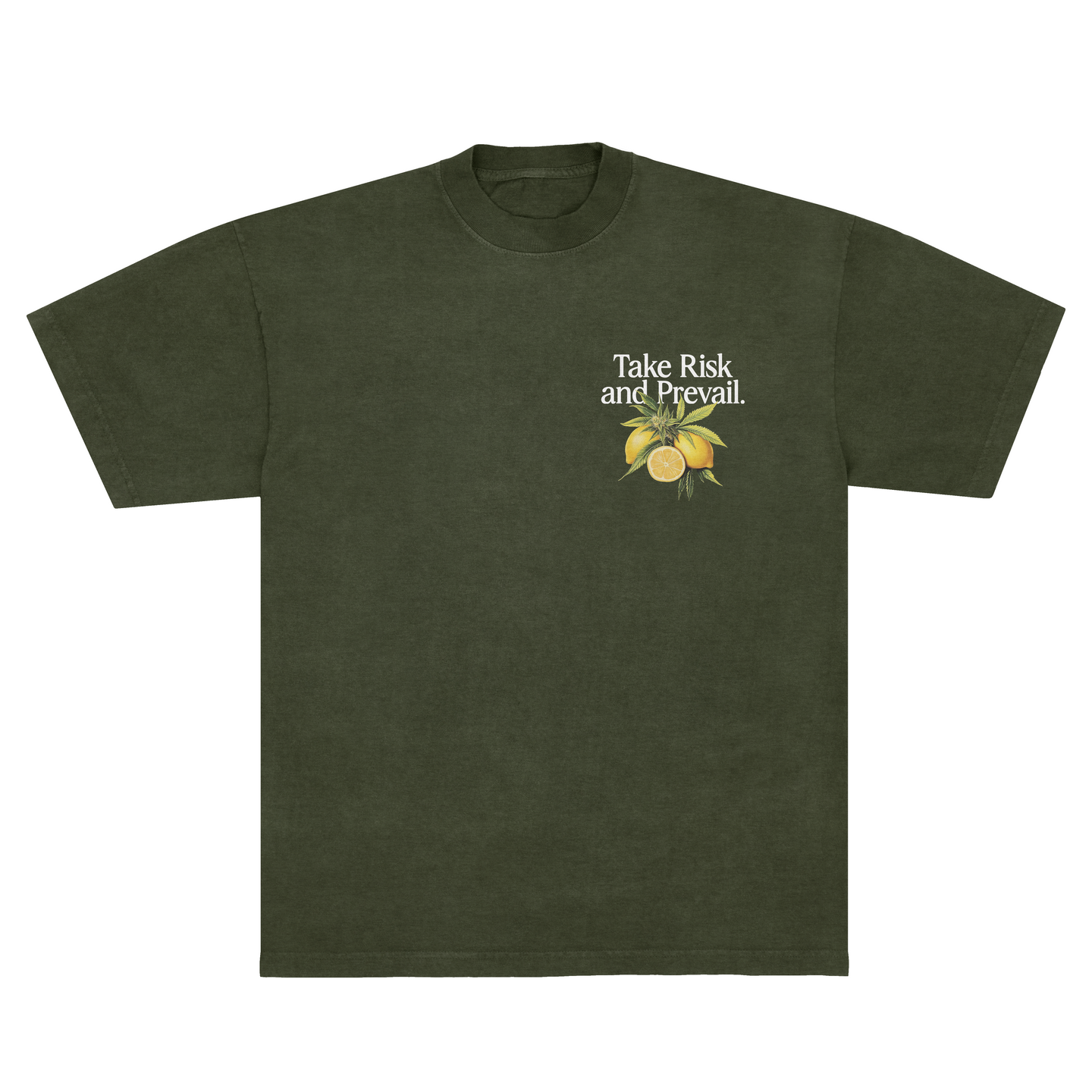 TAKE RISK AND PREVAIL GREEN